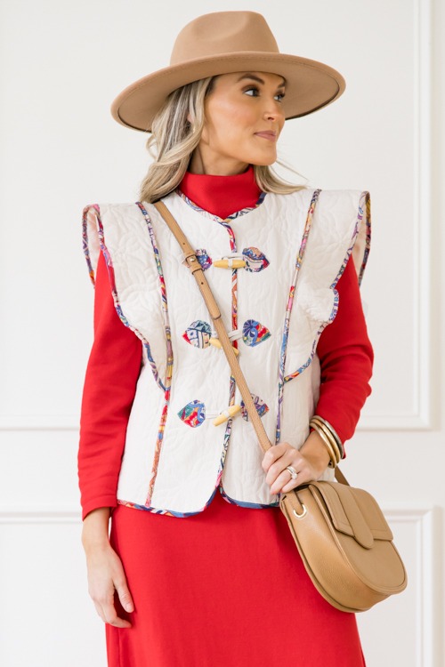 Print Binding Quilted Vest, Beige - 1206-46p for vest (2).jpg